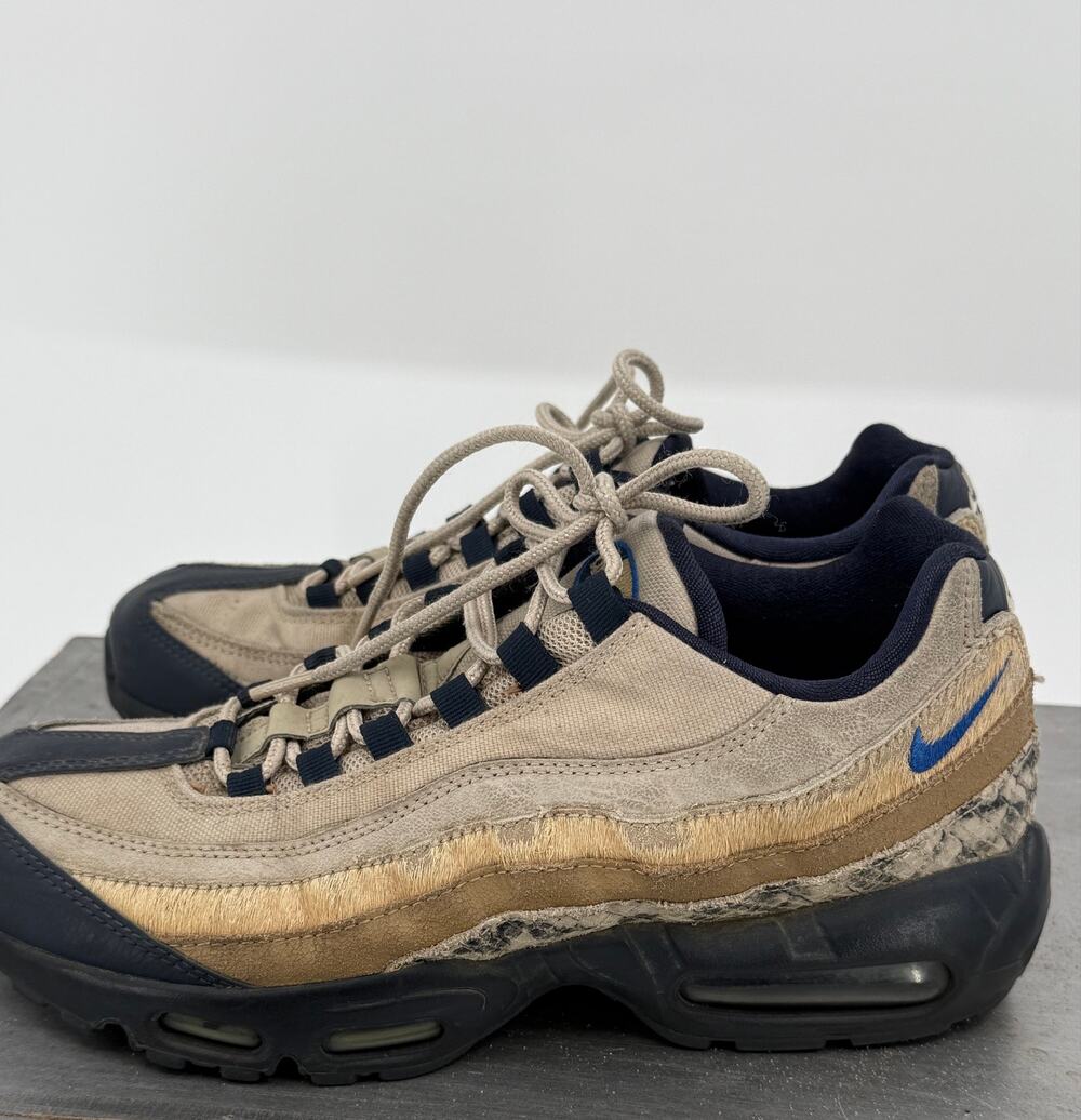RARE Nike Air Max 95 Premium Pony Hair Snakeskin Men's Size 9 Style: AT6152-001
